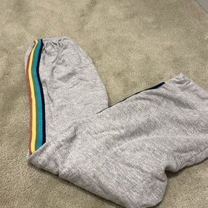 Sundry stripped sweatpants